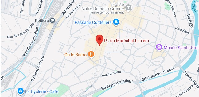 Place du maréchal-Leclerc Poitiers