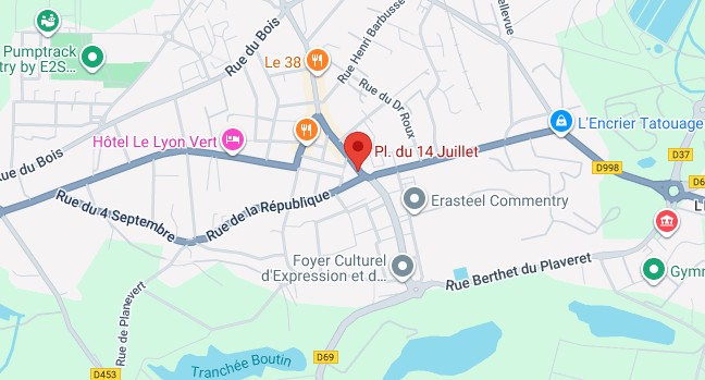 Assurance temporaire voiture à la Place du 14 Juillet à Commentry