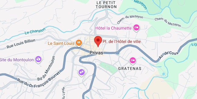 Assurance auto provisoire à l'hôtel de ville de Privas