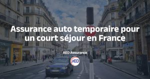 Assurance frontière pour court séjour en France
