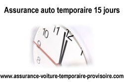 Assurance auto pour 15 jours