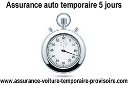 Chronomètre illustrant une assurance auto temporaire de 5 jours