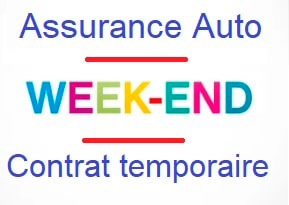 Assurance auto temporaire pour le week-end
