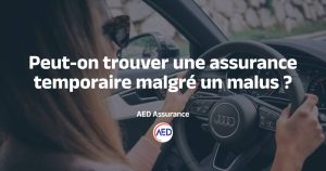 Assurance temporaire auto et malus