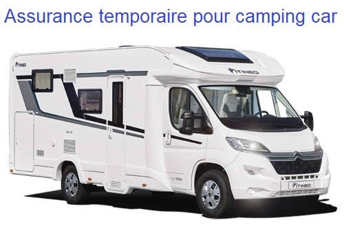 Assurance temporaire pour camping car