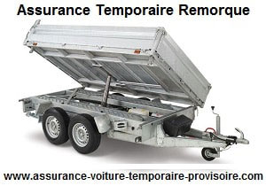 Assurance temporaire remorque