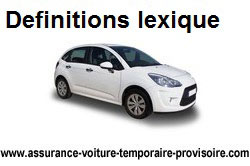 Assurance auto temporaire franchise du contrat