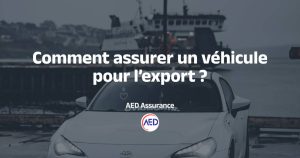 Guide assurance pour véhicule destiné pour l'export