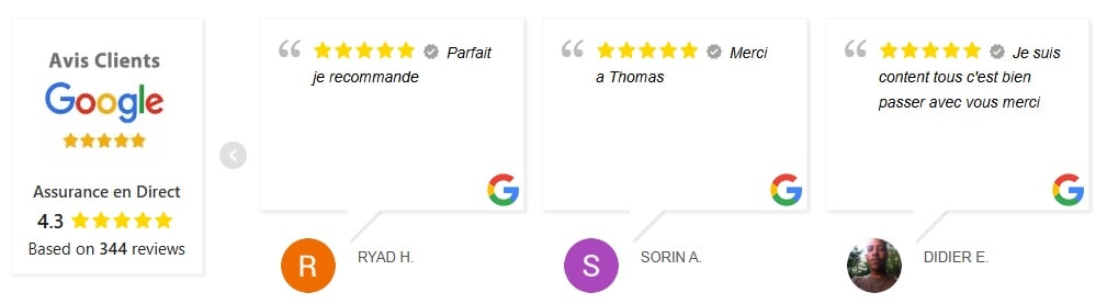 Avis Google Assurance en Direct