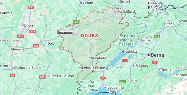 Département Doubs France
