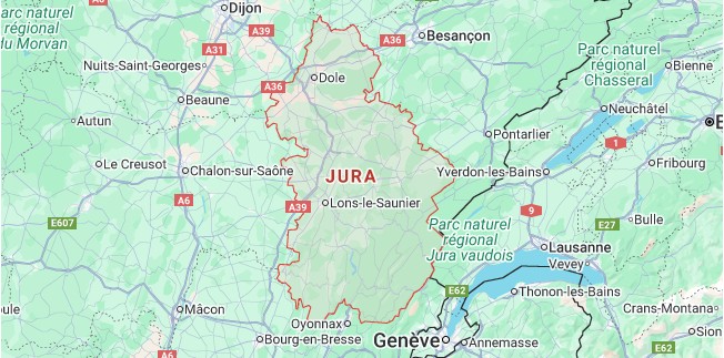 Assurance auto temporaire dans le département Jura