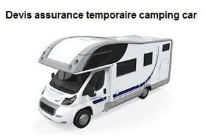 Assurance temporaire camping car