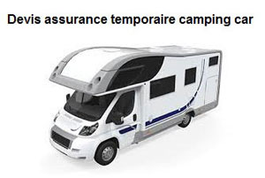 Assurance temporaire camping-car