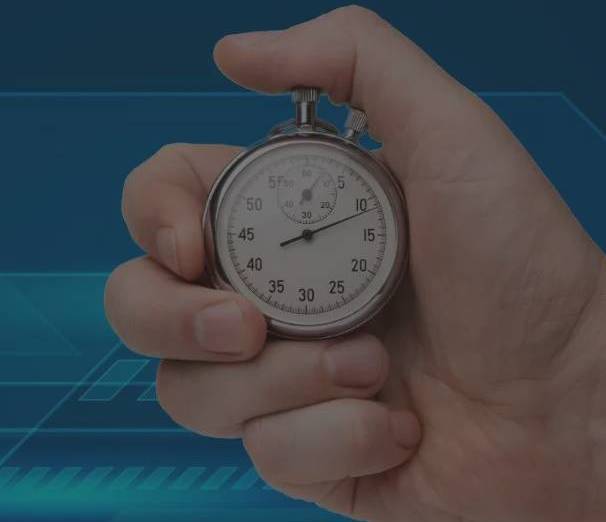 Representation de l'assurance temporaire aec une main et un chronomètre