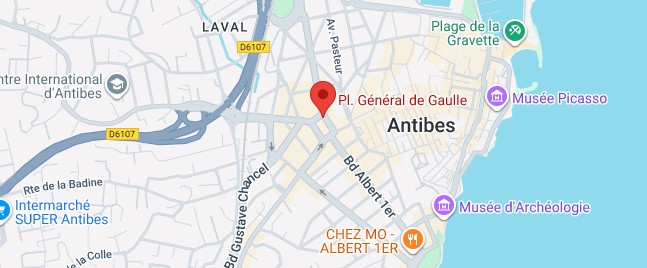 Place Général de Gaulle 06600 Antibes