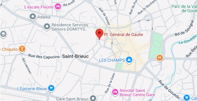 Place Général de Gaulle 22000 Saint-Brieuc
