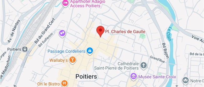 Assurance auto temporaire Place Charles de Gaulle 86000 Poitiers Vienne