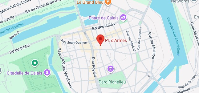 Place d'Armes 62100 Calais