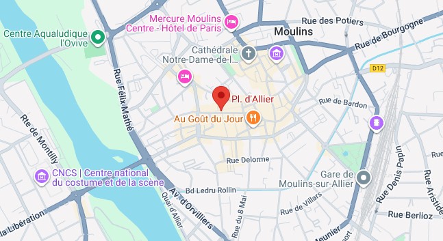 Assurance temporaire Place d'Allier 03000 Moulins