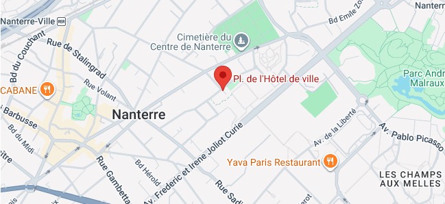 Place de l'Hôtel de ville 92000 Nanterre