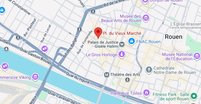 Place du Vieux-Marché 76000 Rouen