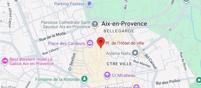 Place de l'Hôtel de ville 13100 Aix-en-Provence