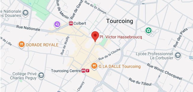 Place Victor Hassebroucq 59200 Tourcoing