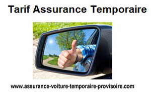 Tarif assurance temporaire